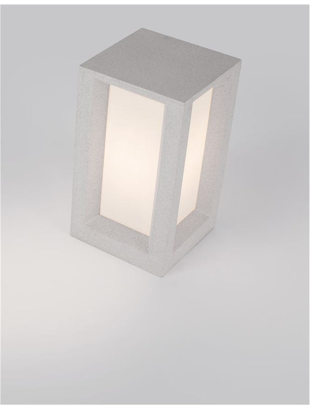 CASTRO White Sandstone & Acrylic LED E27 1x12 Watt Bulb Excluded 100-240 Volt IP65
L: 20 W: 20 H: 35 cm