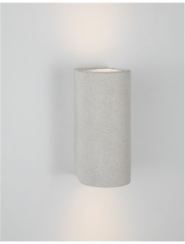 LIDO White Sandstone Glass Diffuser LED GU10 2x7 Watt IP65 100-240 Volt Bulb Excluded
Light Up & Down D: 8.6 W: 10 H: 18 cm