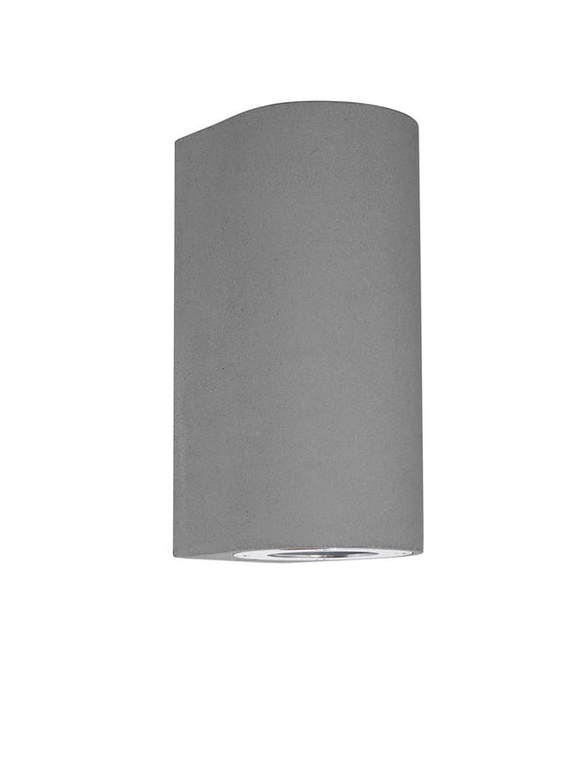 LIDO Gray Concrete Glass Diffuser LED GU10 2x7 Watt IP65 100-240 Volt Bulb Excluded
Light Up & Down D: 8.6 W: 10 H: 18 cm