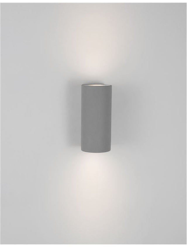 LIDO Gray Concrete Glass Diffuser LED GU10 2x7 Watt IP65 100-240 Volt Bulb Excluded
Light Up & Down D: 8.6 W: 10 H: 18 cm