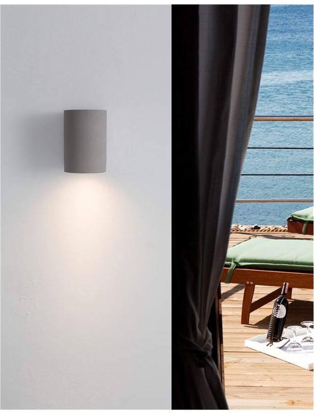 LIDO Gray Concrete Glass Diffuser LED GU10 1x7 Watt IP65 100-240 Volt Bulb Excluded
Light Down D: 8.6 W: 10 H: 12 cm