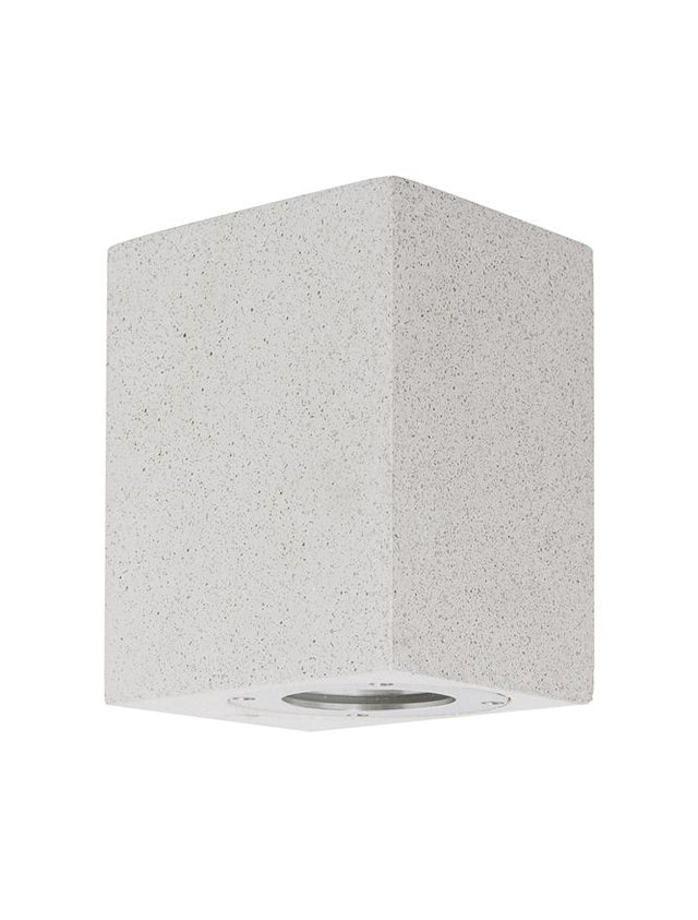 FUENTO White Sandstone Glass Diffuser LED GU10 1x7 Watt IP65 100-240 Volt Bulb Excluded
Light Down L: 8.6 W: 10 H: 12 cm