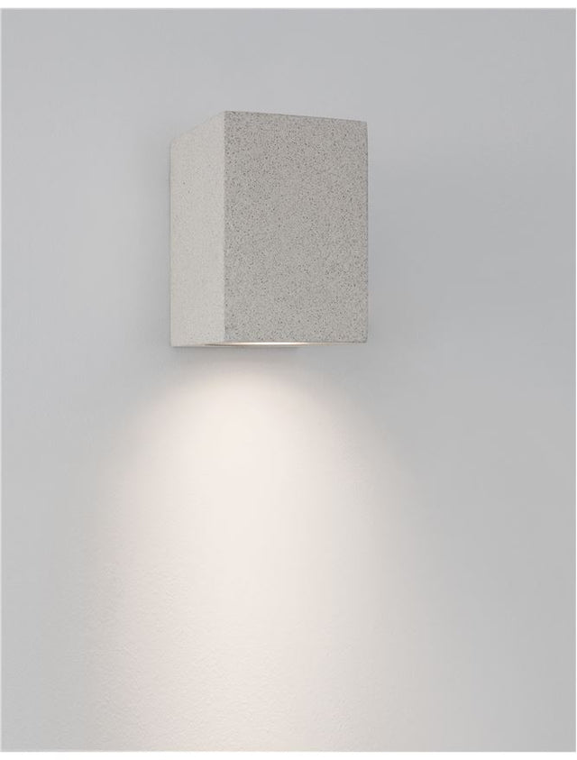 FUENTO White Sandstone Glass Diffuser LED GU10 1x7 Watt IP65 100-240 Volt Bulb Excluded
Light Down L: 8.6 W: 10 H: 12 cm