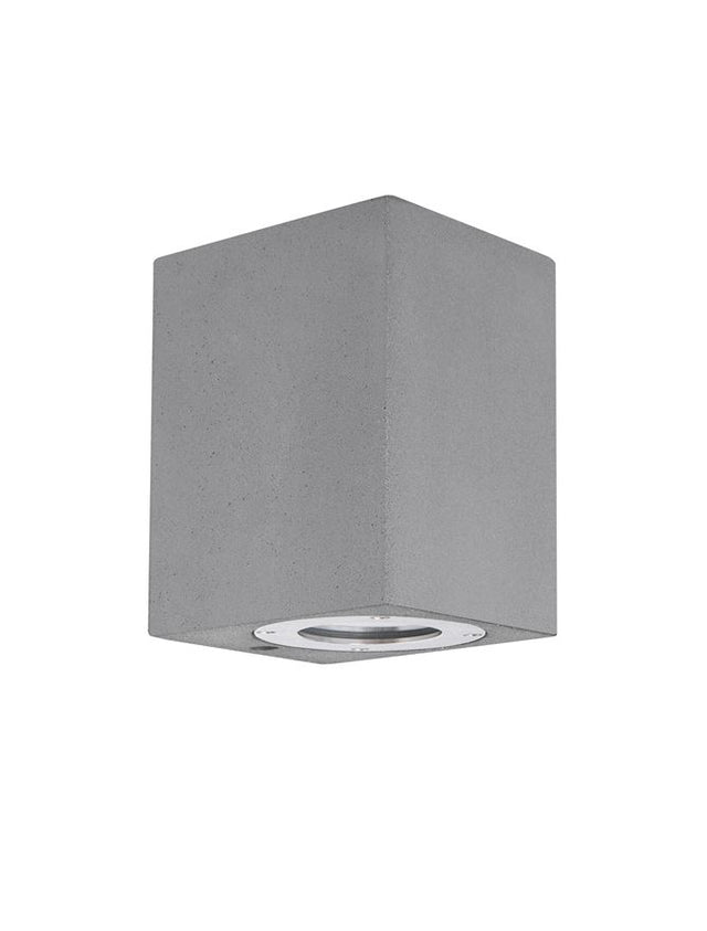 FUENTO Gray Concrete Glass Diffuser LED GU10 1x7 Watt IP65 100-240 Volt Bulb Excluded
Light Down L: 8.6 W: 10 H: 12 cm