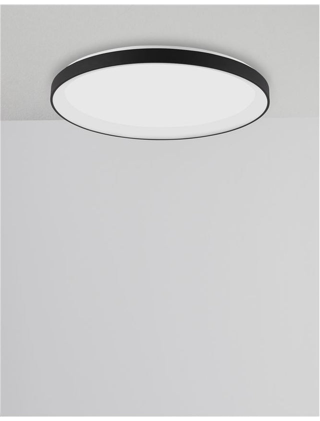 PERTINO Sandy White Aluminium & Acrylic LED 30 Watt 230 Volt 1800Lm 3000K IP20 D: 38 H: 6 cm