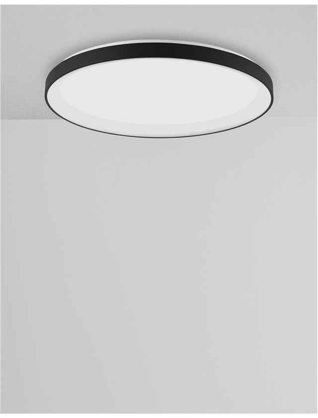 PERTINO Sandy White Aluminium & Acrylic LED 38 Watt 230 Volt 2280Lm 3000K IP20 D: 48 H: 6 cm