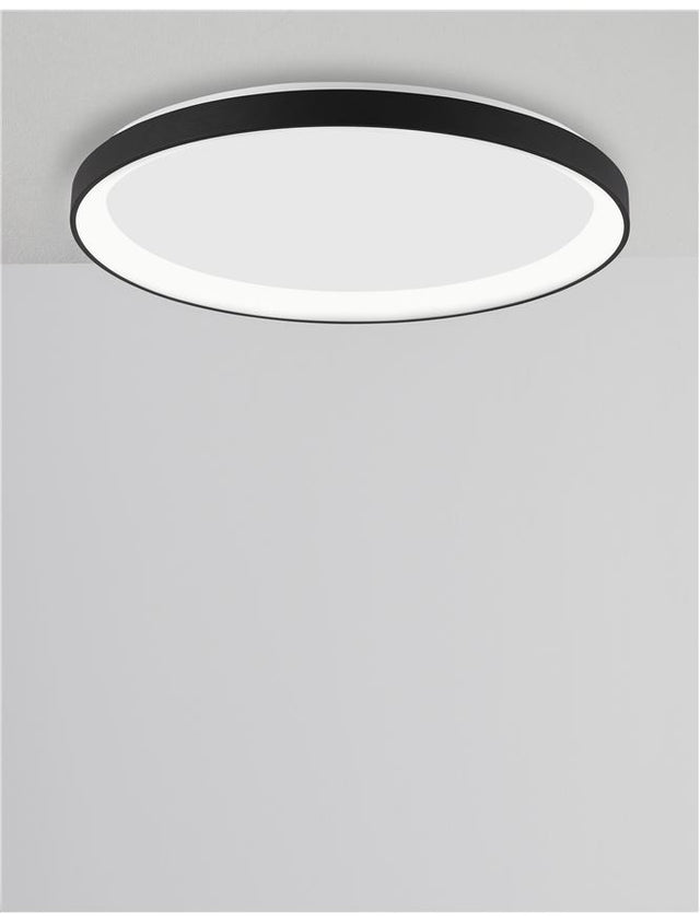 PERTINO Sandy White Aluminium & Acrylic LED 48 Watt 230 Volt 2880Lm 3000K IP20 D: 58 H: 6 cm