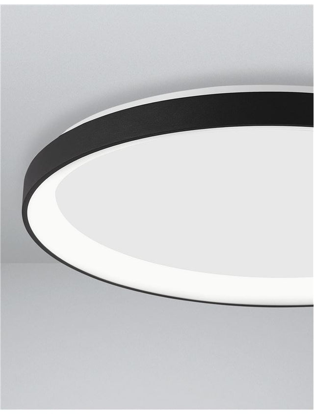 PERTINO Sandy White Aluminium & Acrylic LED 48 Watt 230 Volt 2880Lm 3000K IP20 D: 58 H: 6 cm