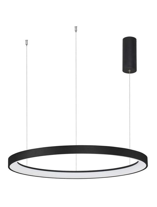 PERTINO Dimmable Sandy Black Aluminium & Acrylic LED 60 Watt 230 Volt 3600Lm 3000K IP20 D: 78 H: 150 cm