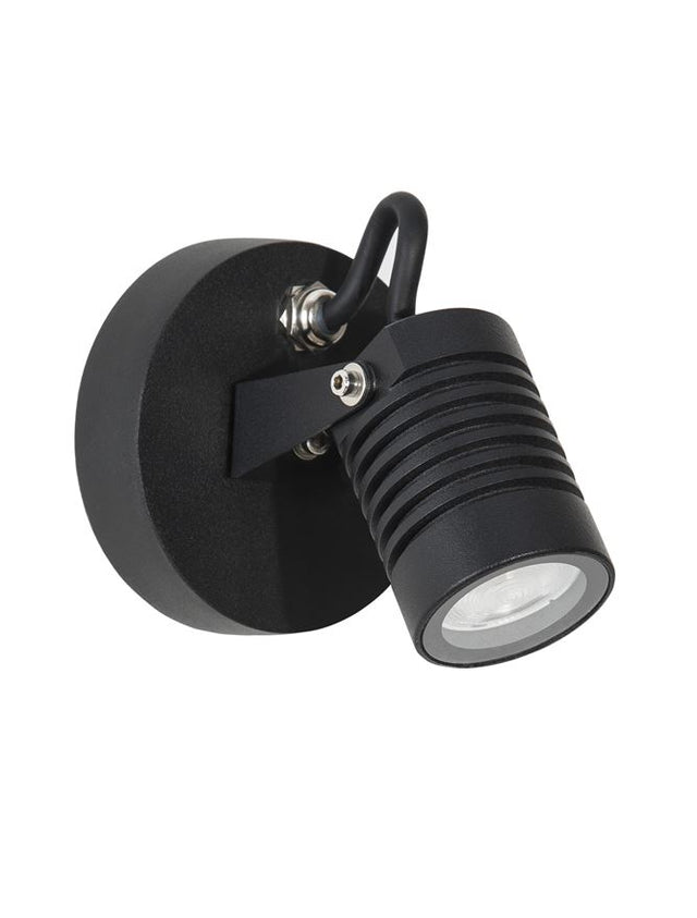 FEND Black Aluminium & Glass LED 5 Watt 378Lm 3000K CRI>80 100-240 Volt Beam Angle 21° IP65
D: 5 W: 7 H: 12 cm