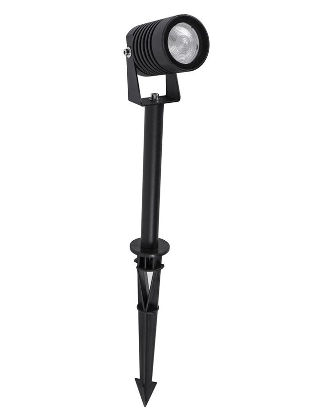 STAKE Black Aluminium & Glass LED 5 Watt 378Lm 3000K CRI>80 100-240 Volt 50Hz Beam Angle 21.2° IP65 D: 5 W: 7 H: 45 cm