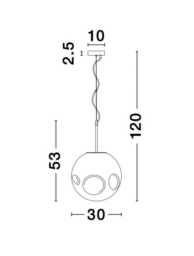 MAYAN Chrome Metal Champagne Glass LED E27 1x12 Watt 230 Volt IP20 Bulb Excluded D: 30 H1: 53 H2: 120 cm