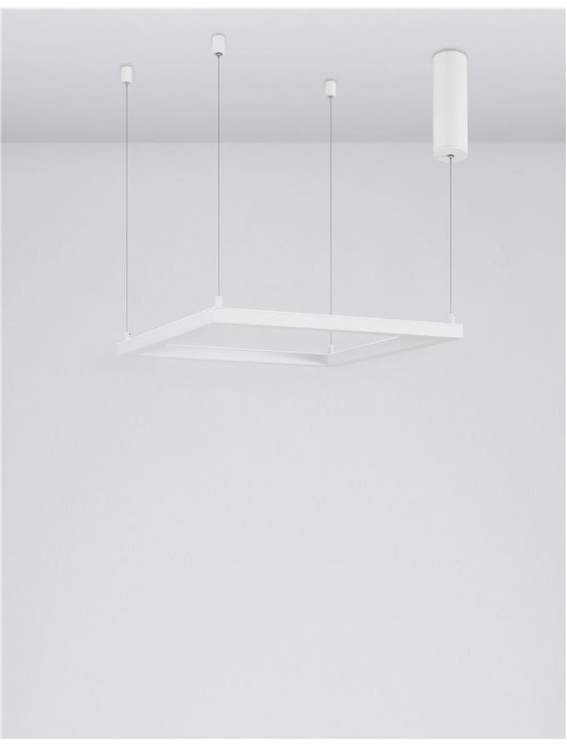 ETERNA Dimmable Sandy White Aluminium & Acrylic LED 30 Watt 230 Volt 2100Lm 3000K IP20 L: 50 H: 120 cm