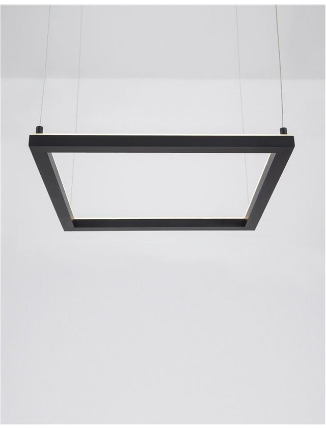 ETERNA Dimmable Sandy Black Aluminium & Acrylic LED 30 Watt 230 Volt 2100Lm 3000K IP20 L: 50 H: 120 cm