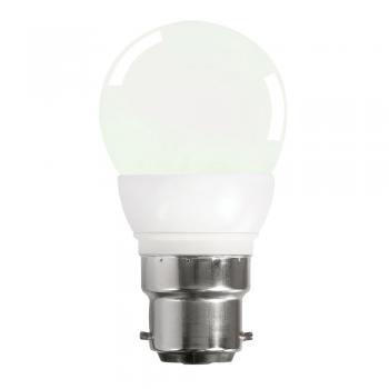 4W GOLFBALL BC B22 CLEAR WARM WHITE LED