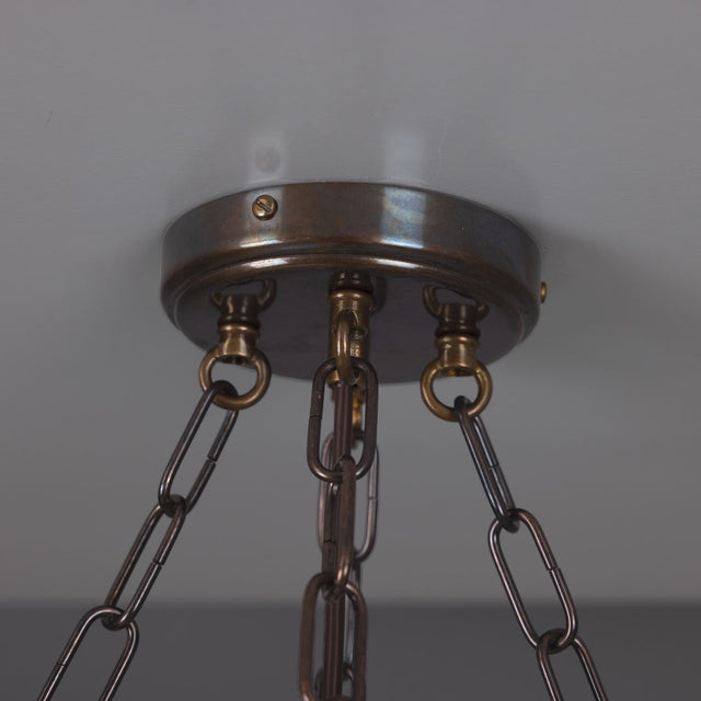 Caledon Brass Two-Tier Chandelier