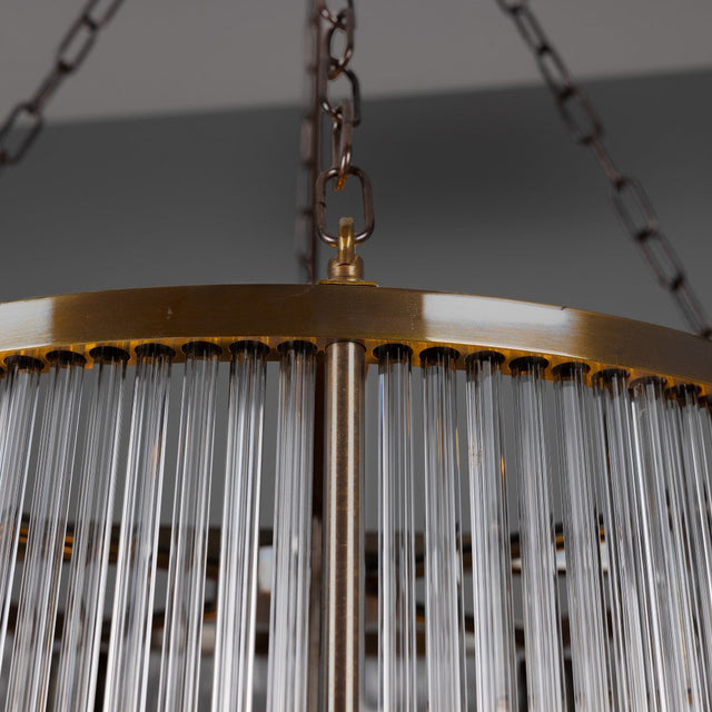 Caledon Brass Two-Tier Chandelier