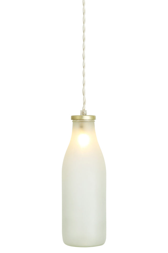 Milk Bottle Pendant Light