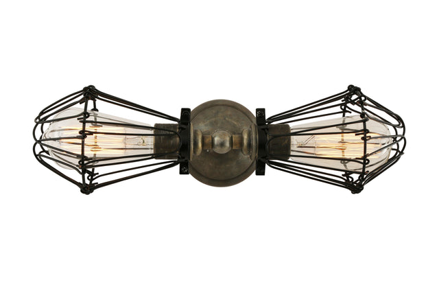 Praia Double Cage Wall Light