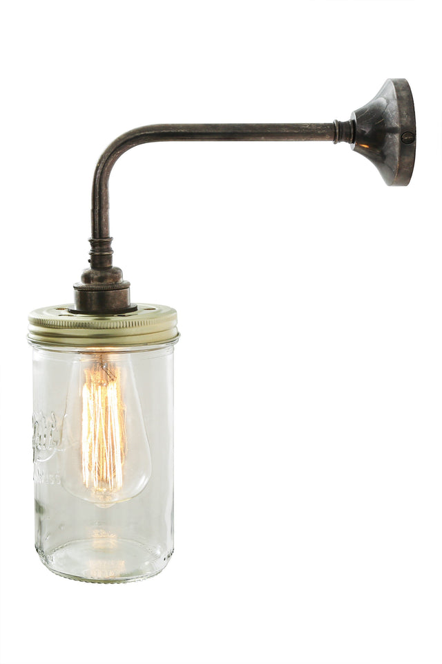 Jam Jar Wall Light