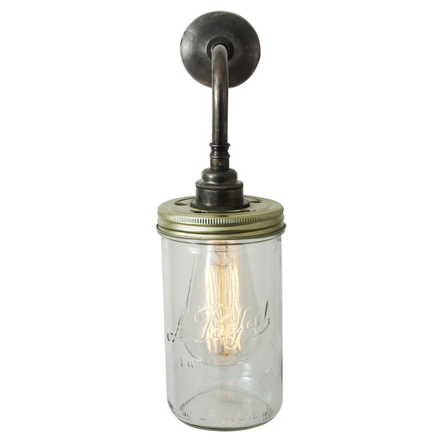 Jam Jar Wall Light