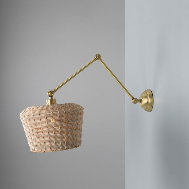 Manila Rattan Wall Light