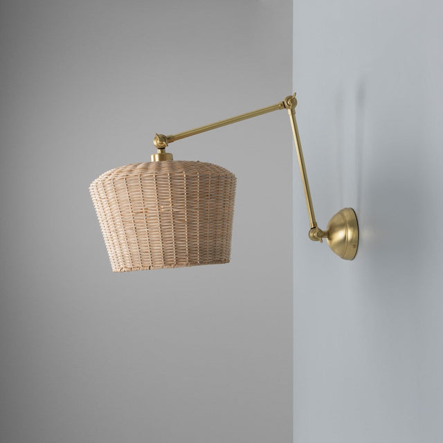 Manila Rattan Wall Light