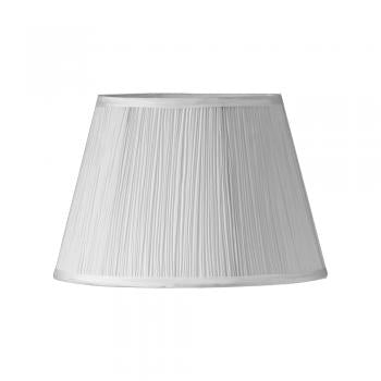 S401/6 WHITE MUSHROOM PLEATED SHADE