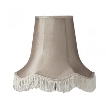 S702/12 SOFT GREY 12" SCALLOP SHADE