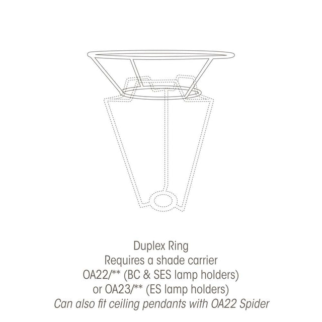 DRUM LAMPSHADE Ø410mm