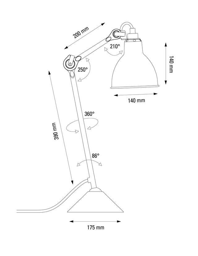 Lampe Gras N°205