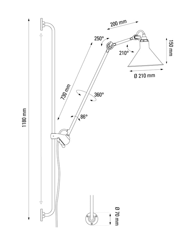 Lampe Gras N°214