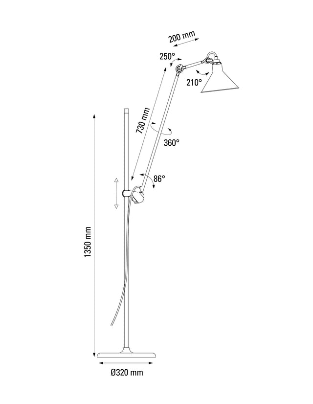 Lampe Gras N°215