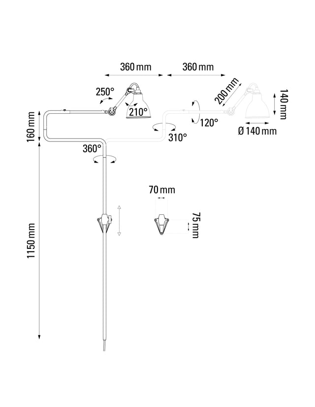 Lampe Gras N°217