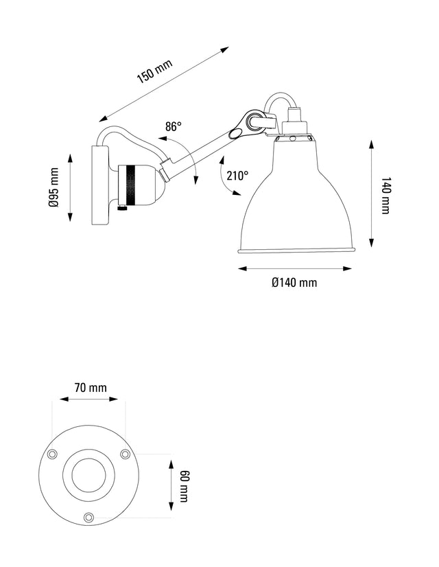 Lampe Gras N°304