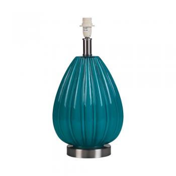 ARDA TEAL GLASS TABLE LAMP