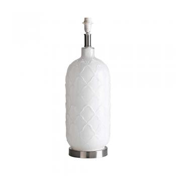 PESA WHITE GLASS TABLE LAMP