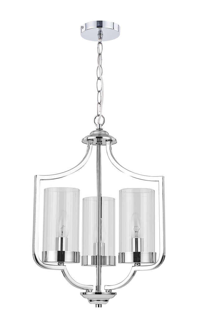 Ashley 3 Light Pendant Polished Chrome