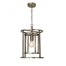 Chester 1 Light Pendant Antique Brass