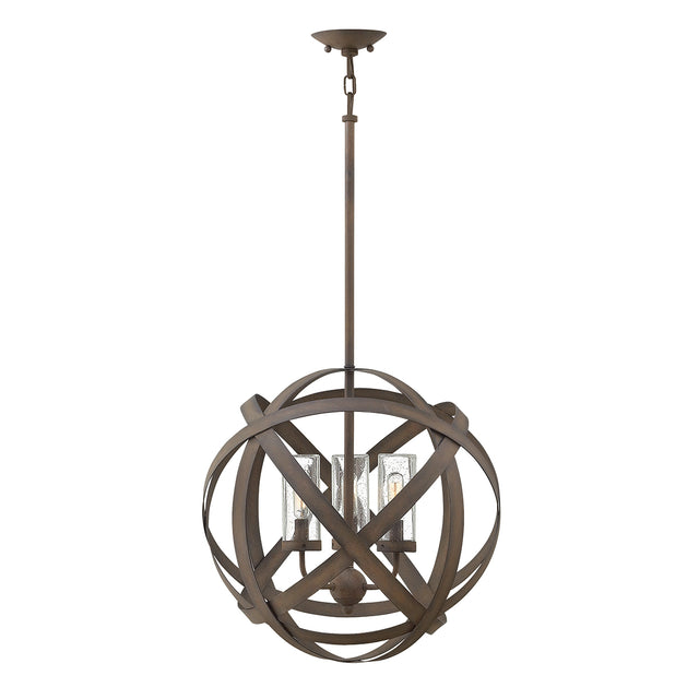 Carson 3lt Outdoor Chandelier HK/CARSON/3P