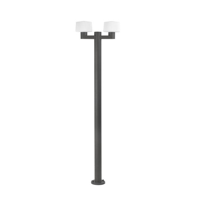 MUFFIN DARK GREY LAMPPOST E27 MAX 15W