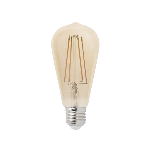 BULB DECORATIVE FILAMENT LED AMBER E27 5W 2200K DI