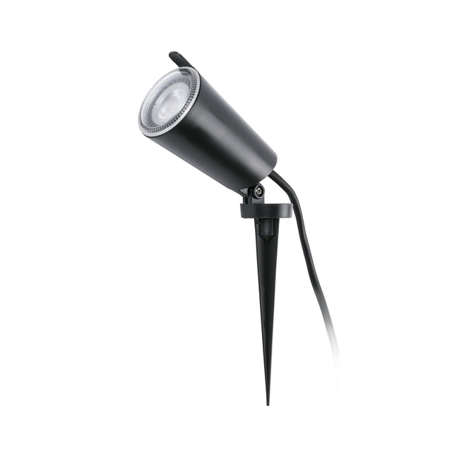 TONI BLACK WALL LAMP WITH SPIKE 1 LED X GU10 8W