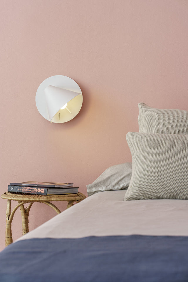 NOON WALL LAMP WHITE E27