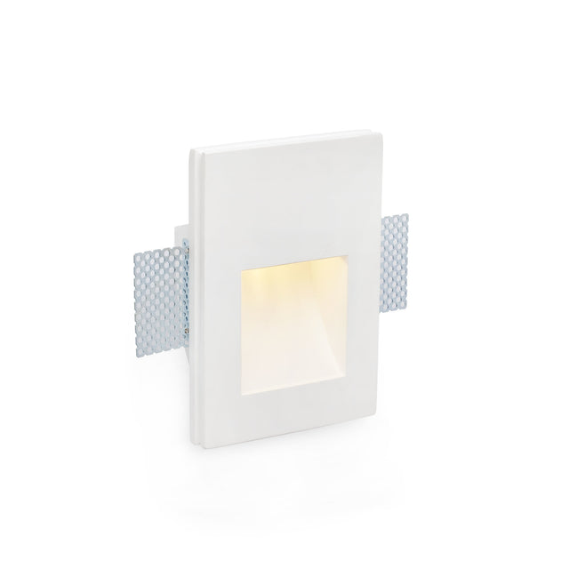 PLAS WHITE RECESSED 1 LED 1W 3000K