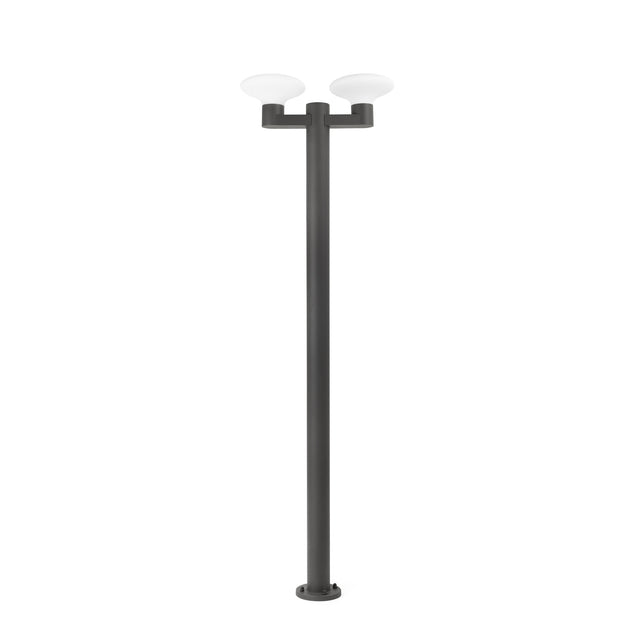 BLUBS DARK GREY LAMPPOST 2XE27 MAX 15W