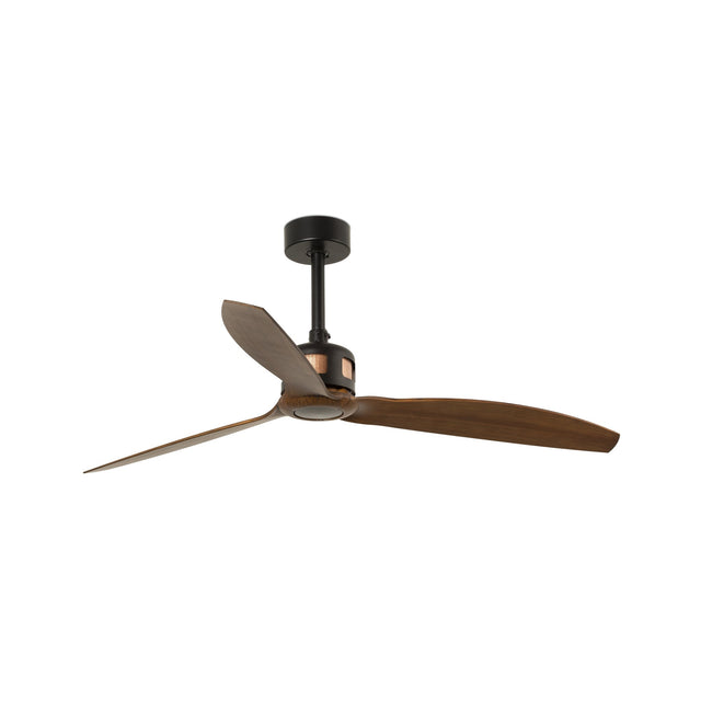 COPPER FAN Ø1280 MM BLACK 3 BLADES WOOD DARK