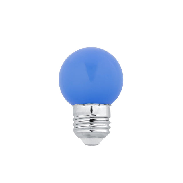 BULB G45 BLUE E27 1W LED