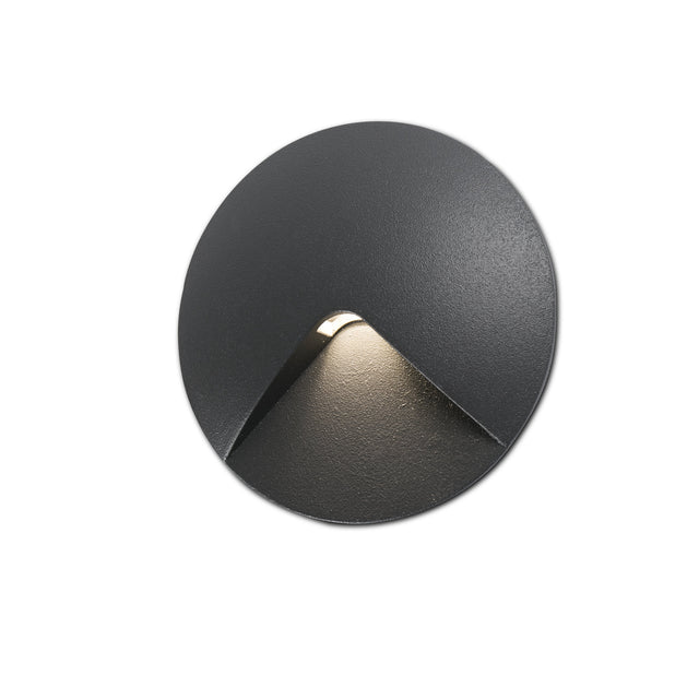 UVE LED DARK GREY RECESSED LAMP SMD LED 2W 3000K C