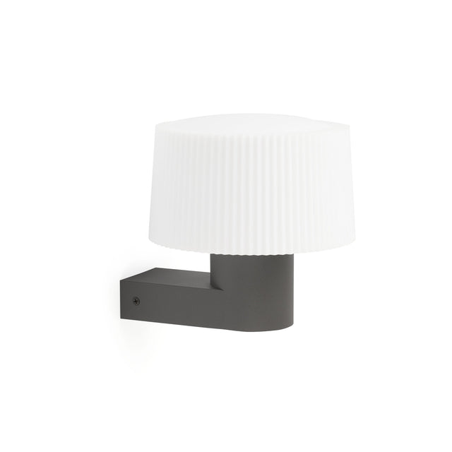 MUFFIN DARK GREY WALL LAMP 1XE27 MAX 15W